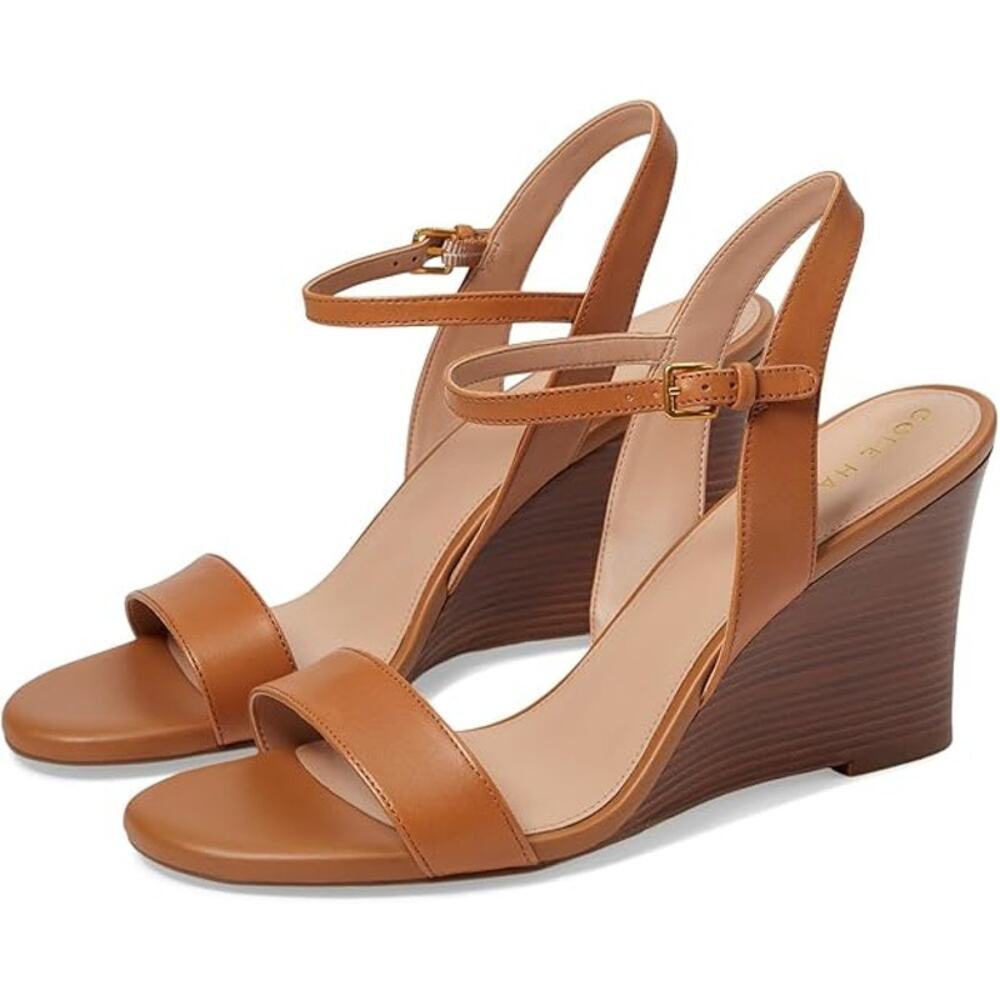 Cole Haan Josie Women's Tan Wedge Sandal Size 11B NWOB Designer